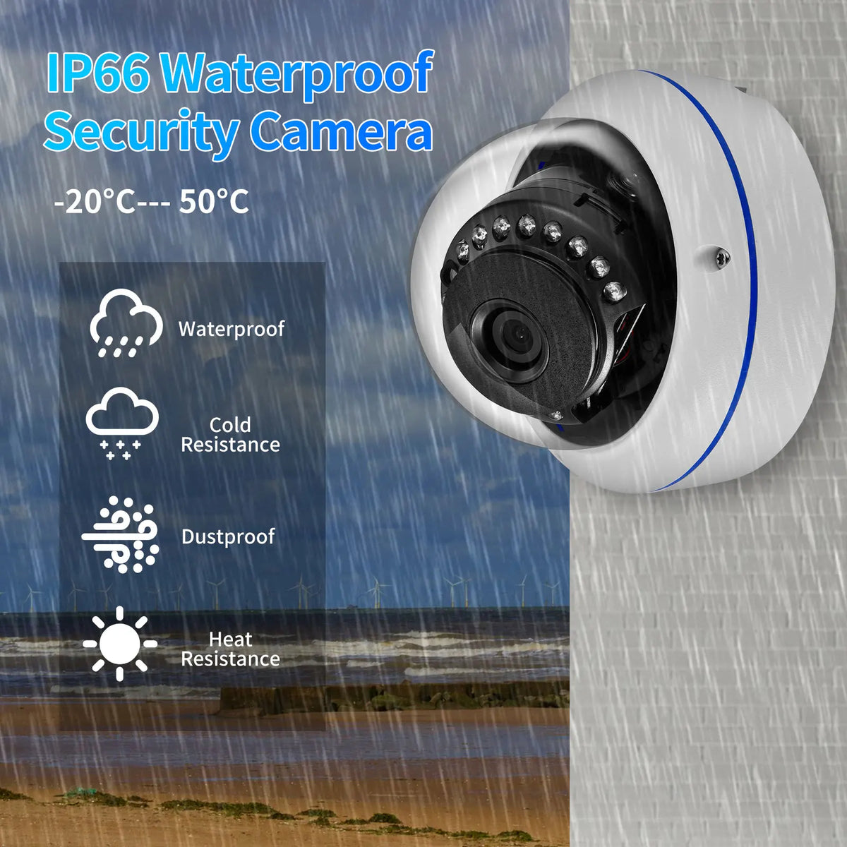 4K 8MP/5MP/4MP Audio Dome IP POE Cameras 1.7mm Super Wide Angle FishEye Lens Surveillance Video Security Onvif P2P Network Cam