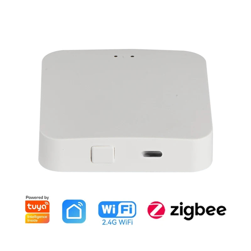 Smart Tuya Zigbee Bluetooth Mesh Hub Multi-mode Gateway Wireless Plug in Hub Bridge Support Home Linkages Alexa Google Voice