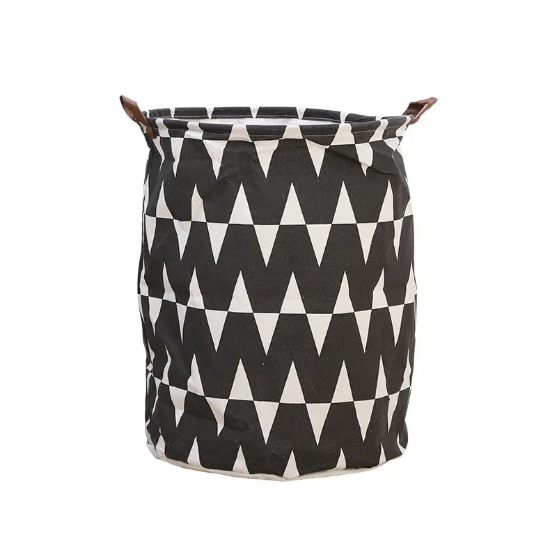 Foldable Dirty Clothes Basket Multifunctional Fabric Storage Bucket Sundries Toys Clothes Organizing Storage Container