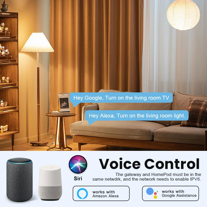 Smart Tuya Zigbee Bluetooth Mesh Hub Multi-mode Gateway Wireless Plug in Hub Bridge Support Home Linkages Alexa Google Voice