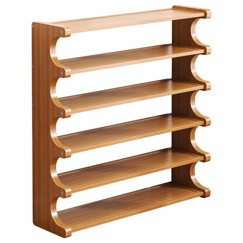 Wooden Shoe Rack For Household Use Wooden Storage At The Entrance Multi-Layer Entrance Storage Simple Rack Home Storage