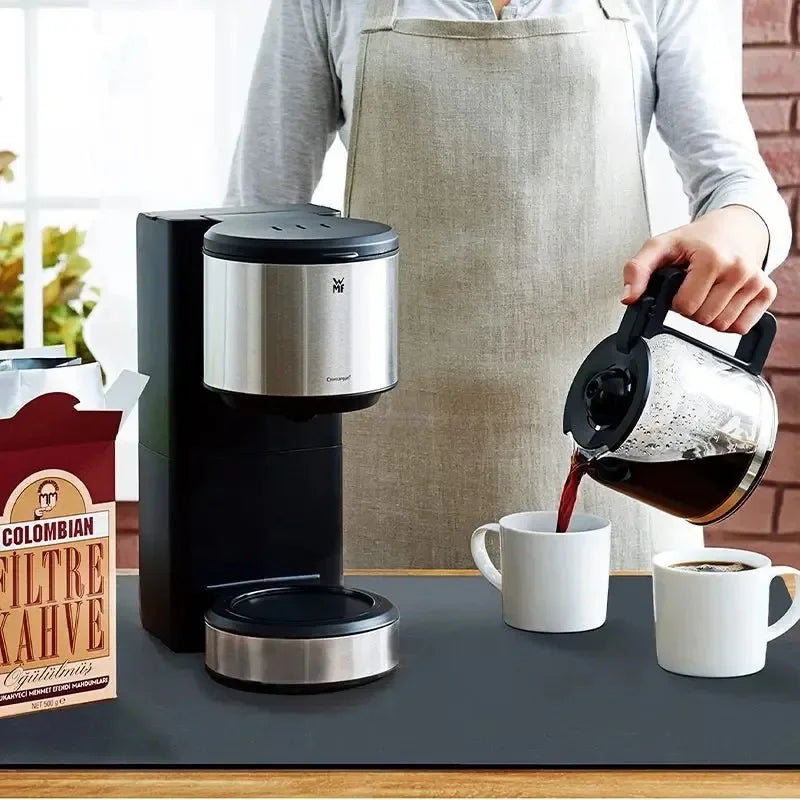 Non-Slip Rubber Sole Coffee Mat Dish Drying Mat Super Absorbent Hide Stain Kitchen Countertop Coffee Bar Pot Cup Mat Easy Clean