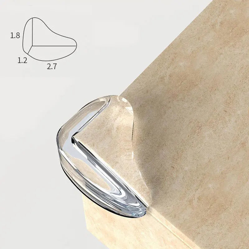 2pcs/set Silicone Transparent Safety Table Corner Protector Protection From Children Furniture Edge Guards Security Cover Shield