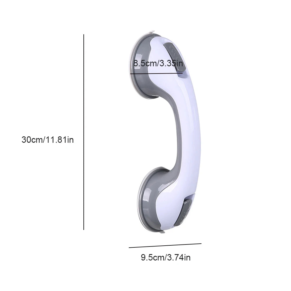 Powerful Suction Cup ABS Plastic Anti Slip Toilet Bathroom Safety Support For Children Elder Strong Suction Cup Handrail