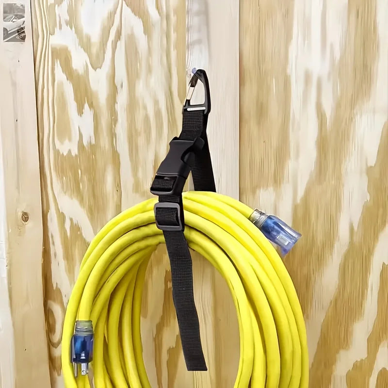 Adjustable Extension Cord Holder Organizer with Triangle Clips for Garage Organization and Storage Heavy Duty Extension Cord