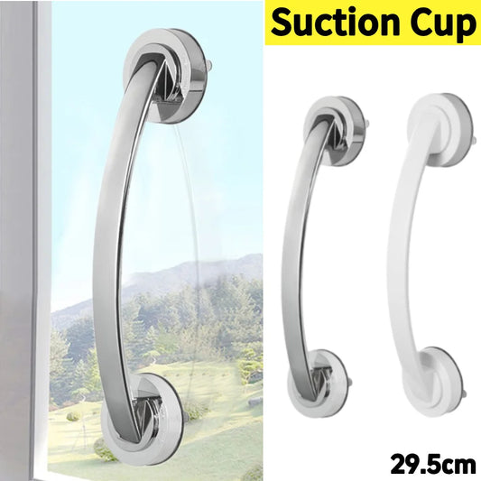 Powerful Suction Cup ABS Plastic Anti Slip Toilet Bathroom Safety Support For Children Elder Strong Suction Cup Handrail