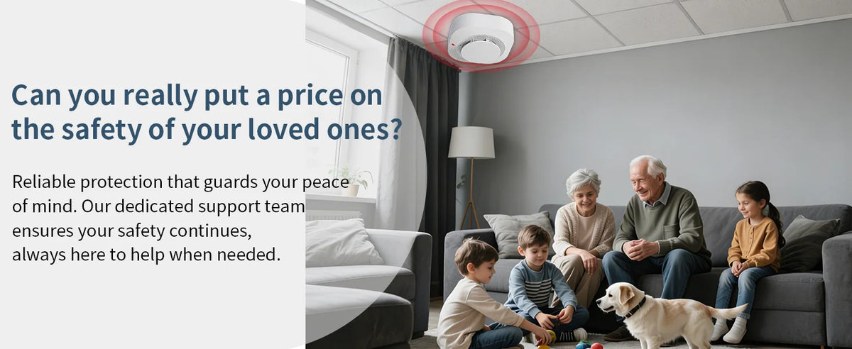 Zigbee Smoke Alarm Tuya Smart Real-time Monitoring APP Notification Smoke Detector For Gas Wall-hung Stoves Bathrooms Industrial Hotel Security