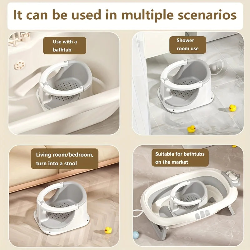 360° All-Around Bathing Essentials, Unisex Design for Easier Bath Time, Perfect Gift Idea - Bathroom Safety Must-Have