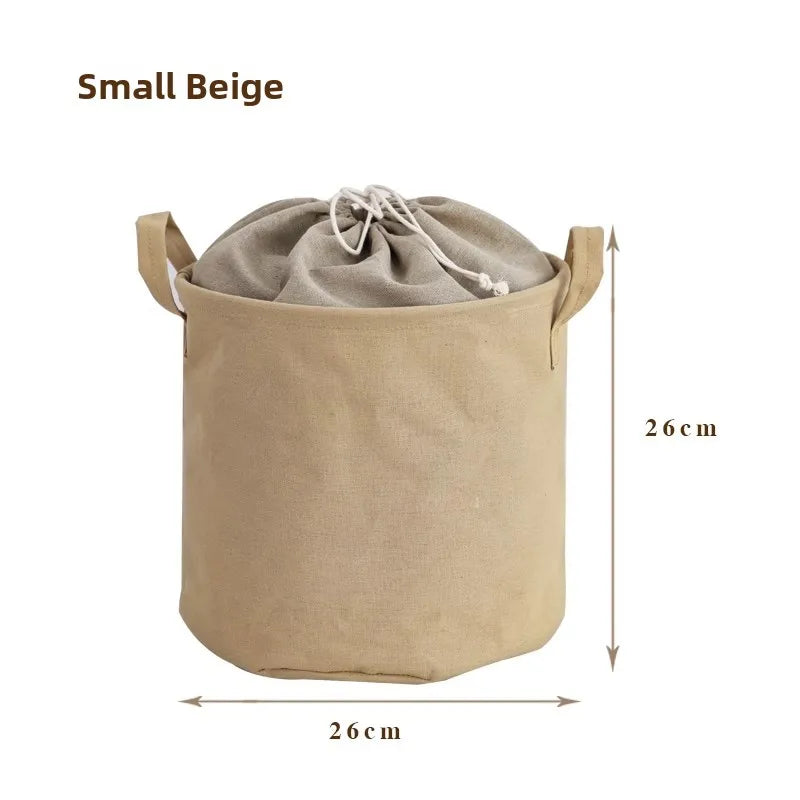 Foldable Fabric Laundry Basket Home Use Dirty Clothes Hamper Toy Storage Basket Laundry Tub Bedroom Storage Utility Basket