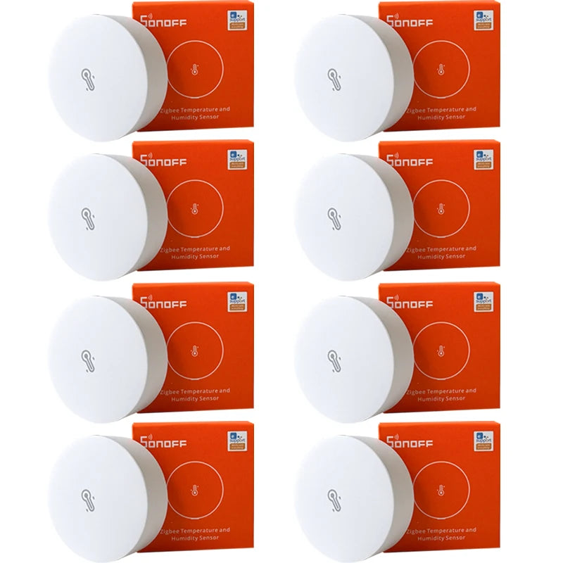 SONOFF SNZB 02P ZigBee Smart Temperature Sensor Humidity Detector Thermometer Home Gadgets EWeLink Alexa Google Assistant Yandex