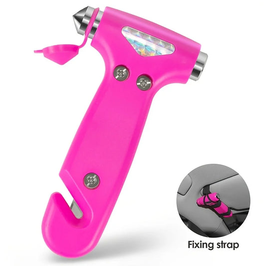 Car Safety Hammer Window Breaker, Emergency Escape Tool With Seat Belt Cutter, Perfect Black Safety Escape Hammer For Car, Home
