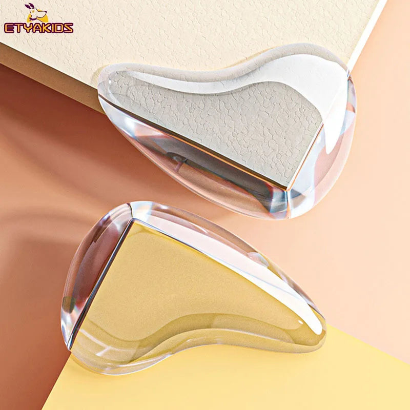 2pcs/set Silicone Transparent Safety Table Corner Protector Protection From Children Furniture Edge Guards Security Cover Shield