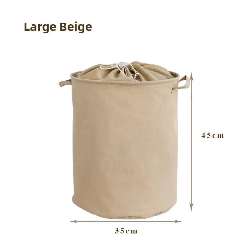 Foldable Fabric Laundry Basket Home Use Dirty Clothes Hamper Toy Storage Basket Laundry Tub Bedroom Storage Utility Basket