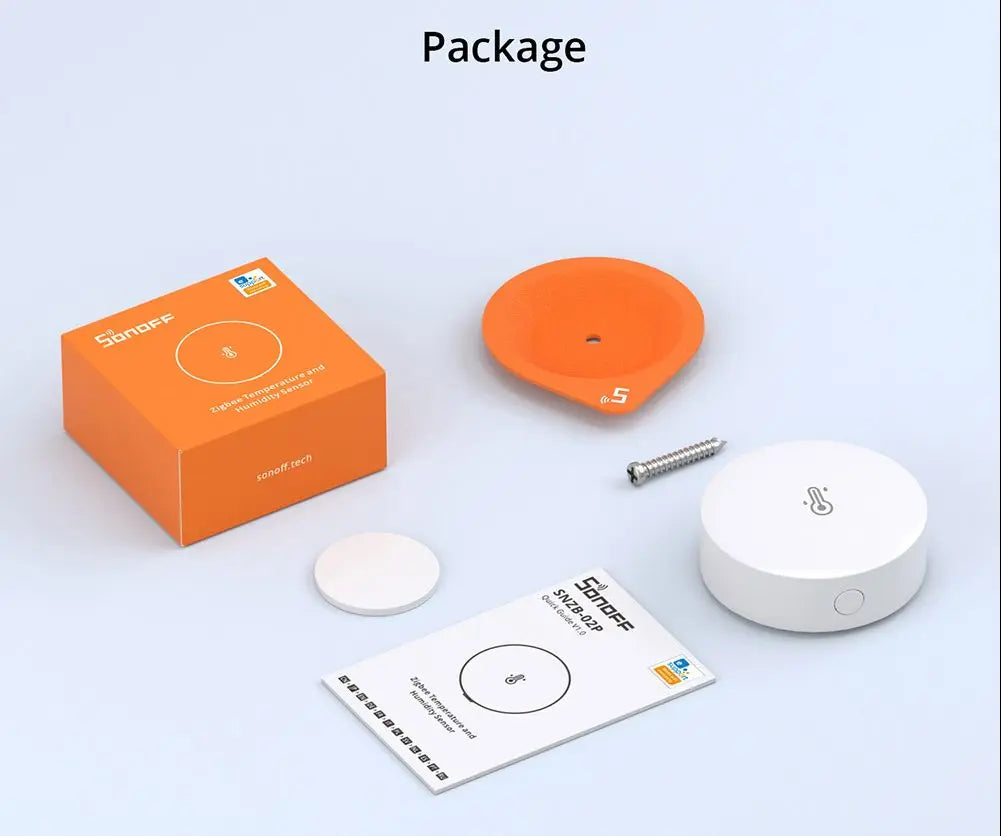 SONOFF SNZB 02P ZigBee Smart Temperature Sensor Humidity Detector Thermometer Home Gadgets EWeLink Alexa Google Assistant Yandex
