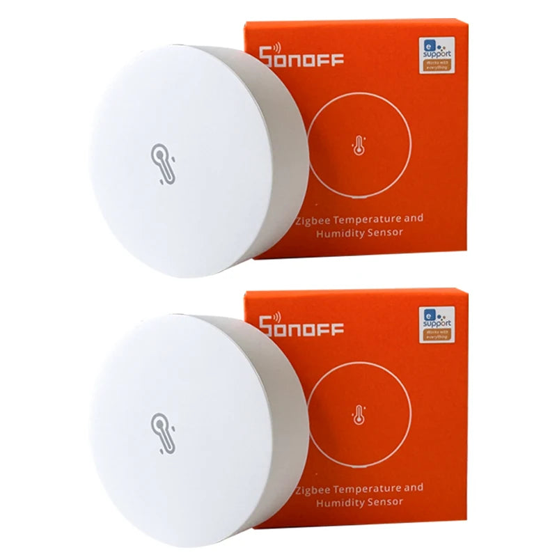 SONOFF SNZB 02P ZigBee Smart Temperature Sensor Humidity Detector Thermometer Home Gadgets EWeLink Alexa Google Assistant Yandex