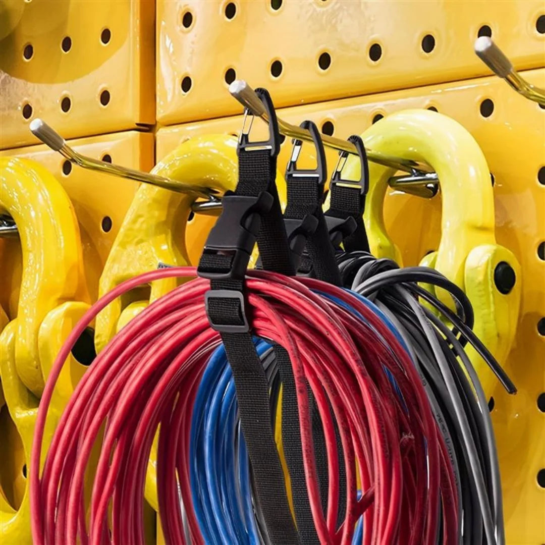 Adjustable Extension Cord Holder Organizer with Triangle Clips for Garage Organization and Storage Heavy Duty Extension Cord