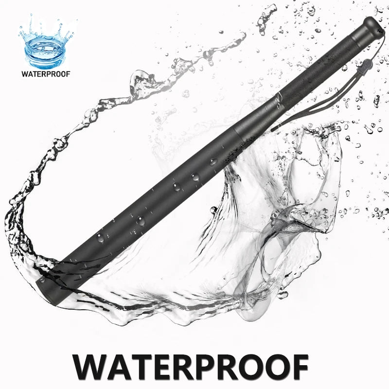 Security Flashlight Stick Outdoors Emergency Personal Torch Supplies Extended Baseball Baton Anti Riot Equipments Self Defense