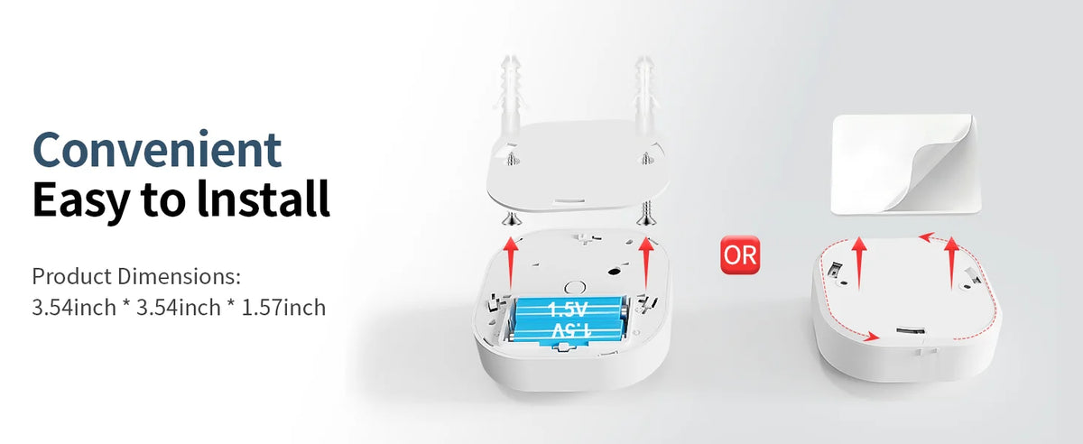Zigbee Smoke Alarm Tuya Smart Real-time Monitoring APP Notification Smoke Detector For Gas Wall-hung Stoves Bathrooms Industrial Hotel Security