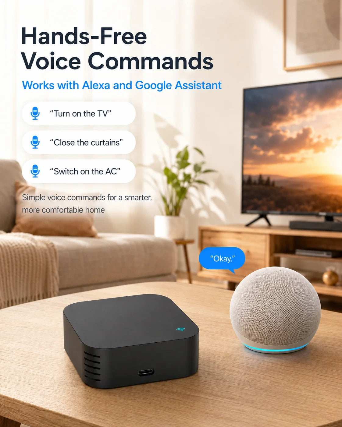 Tuya Smart WiFi IR RF Universal Remote Controller 433/315MHz, Smart Life App 2.4G Voice Control for Alexa Google AC TV Fan